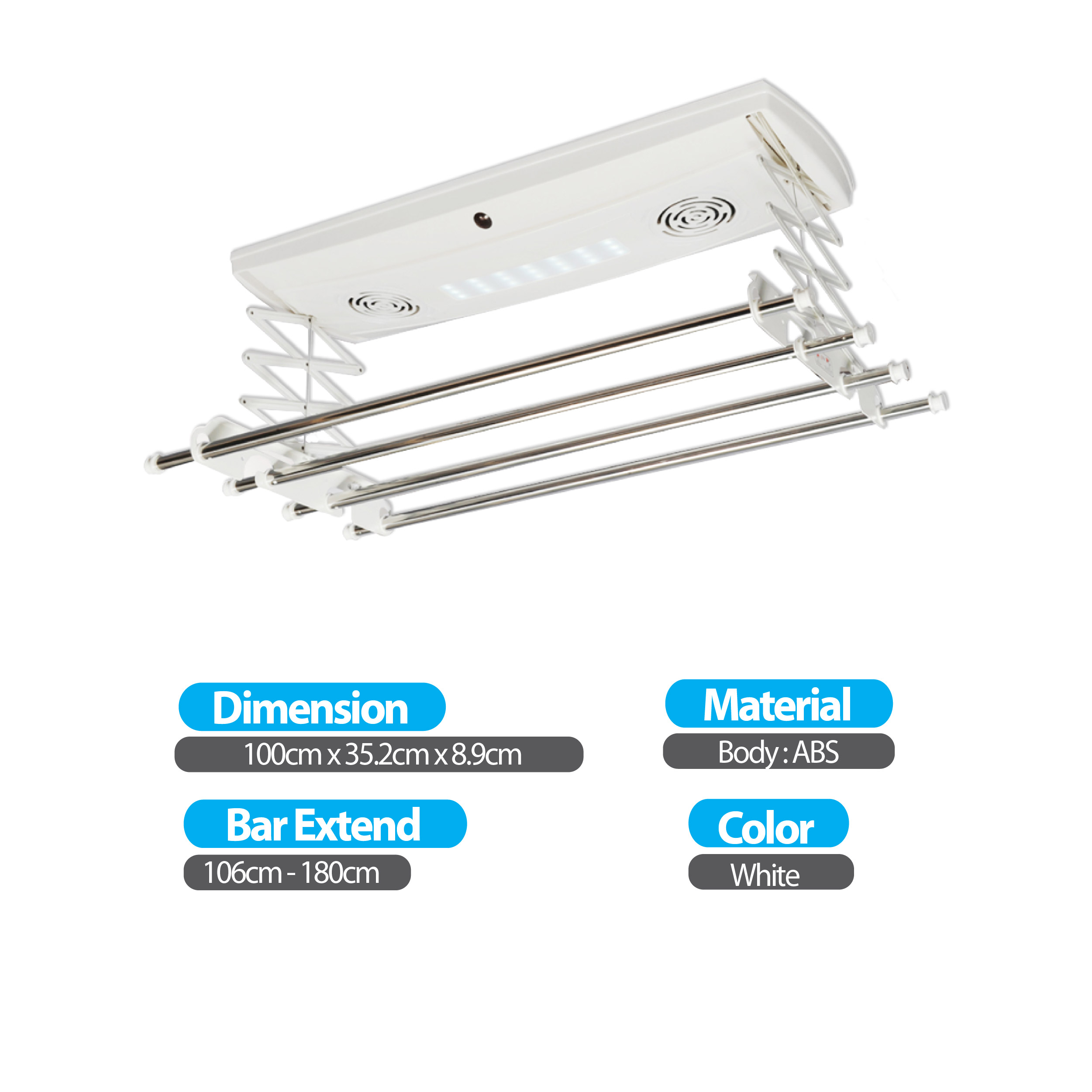 Ceiling Lifting Drying Rack|Automatic Ceiling Hangers|Bars