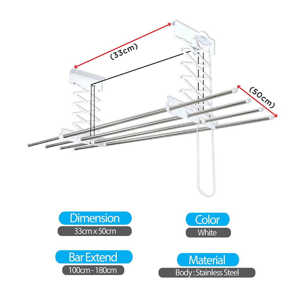 Lifting Clothes Hangers|Bars|Drying Rack