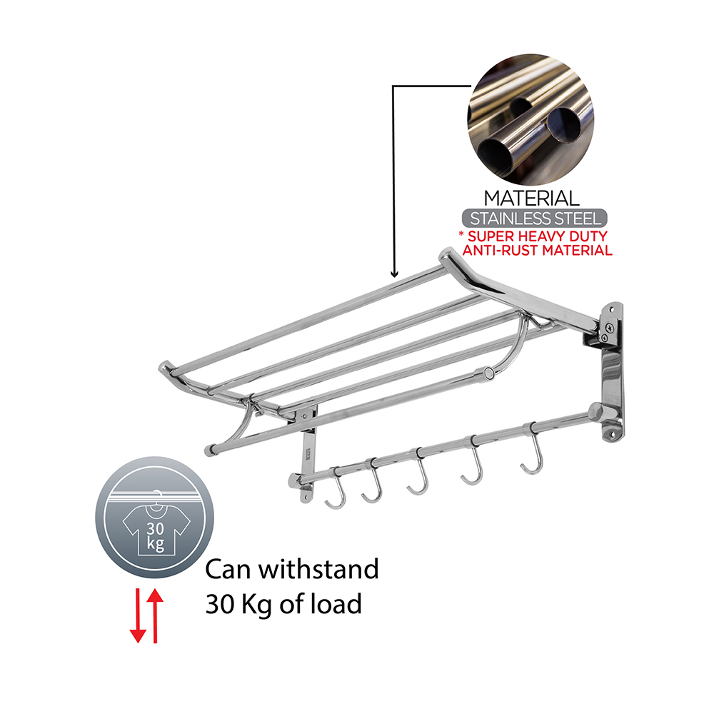 Foldable Towel Rack|Towel Rack|Drying Rack|3 In 1 Foldable Towel Rack