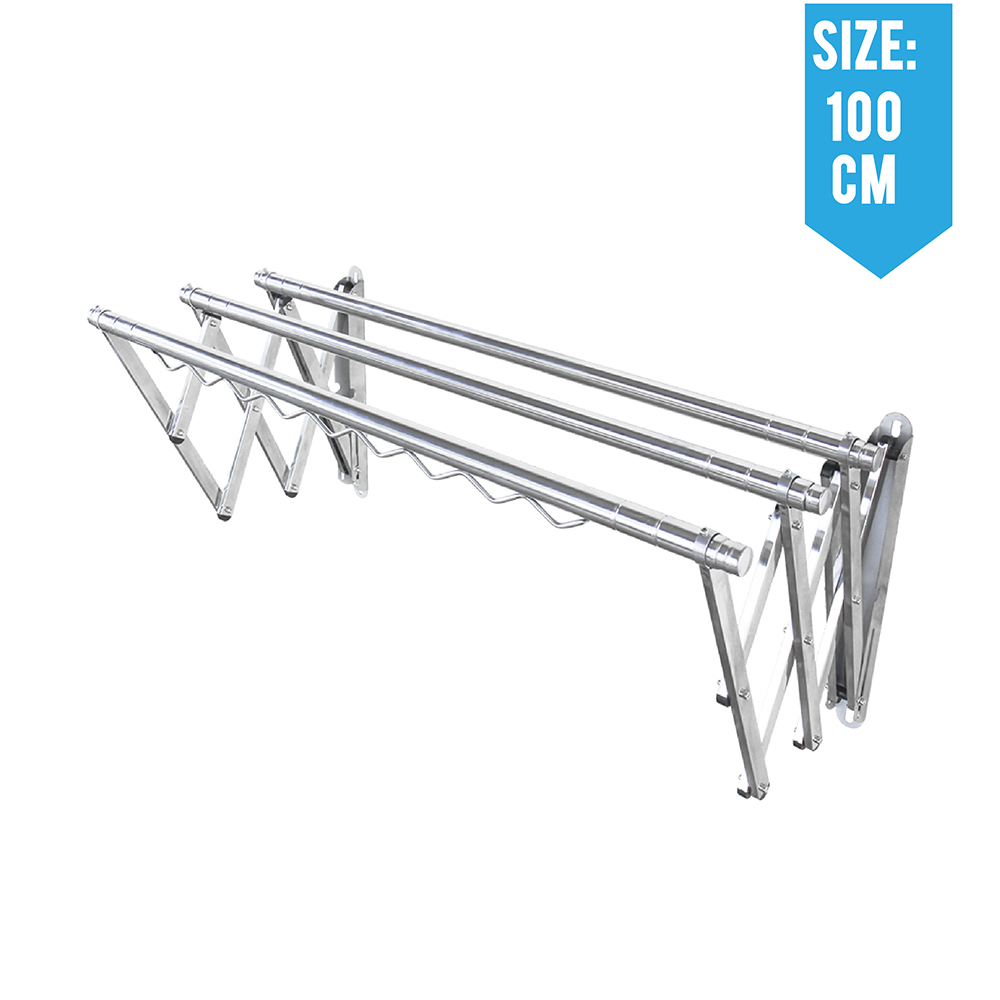 Wall Retractable Drying Rack|3 Bars|Drying Rack