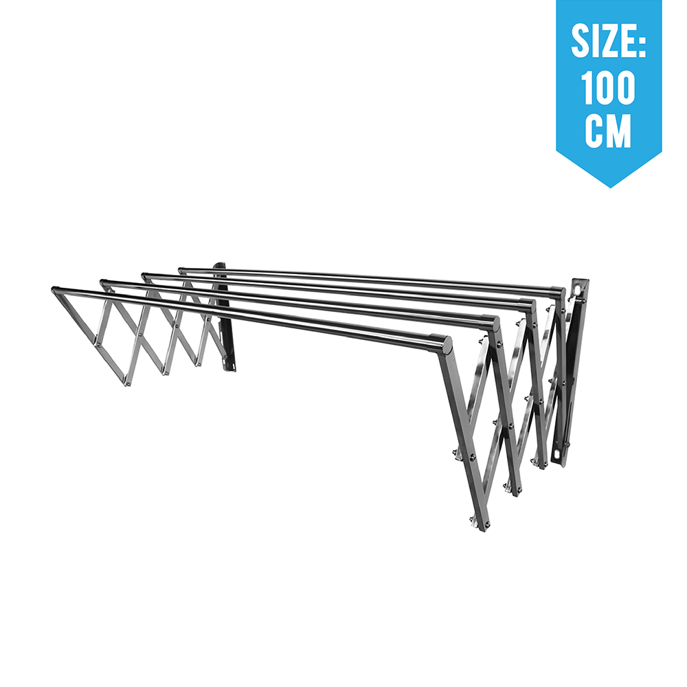 Wall Retractable Drying Rack|4 Bars|Drying Rack