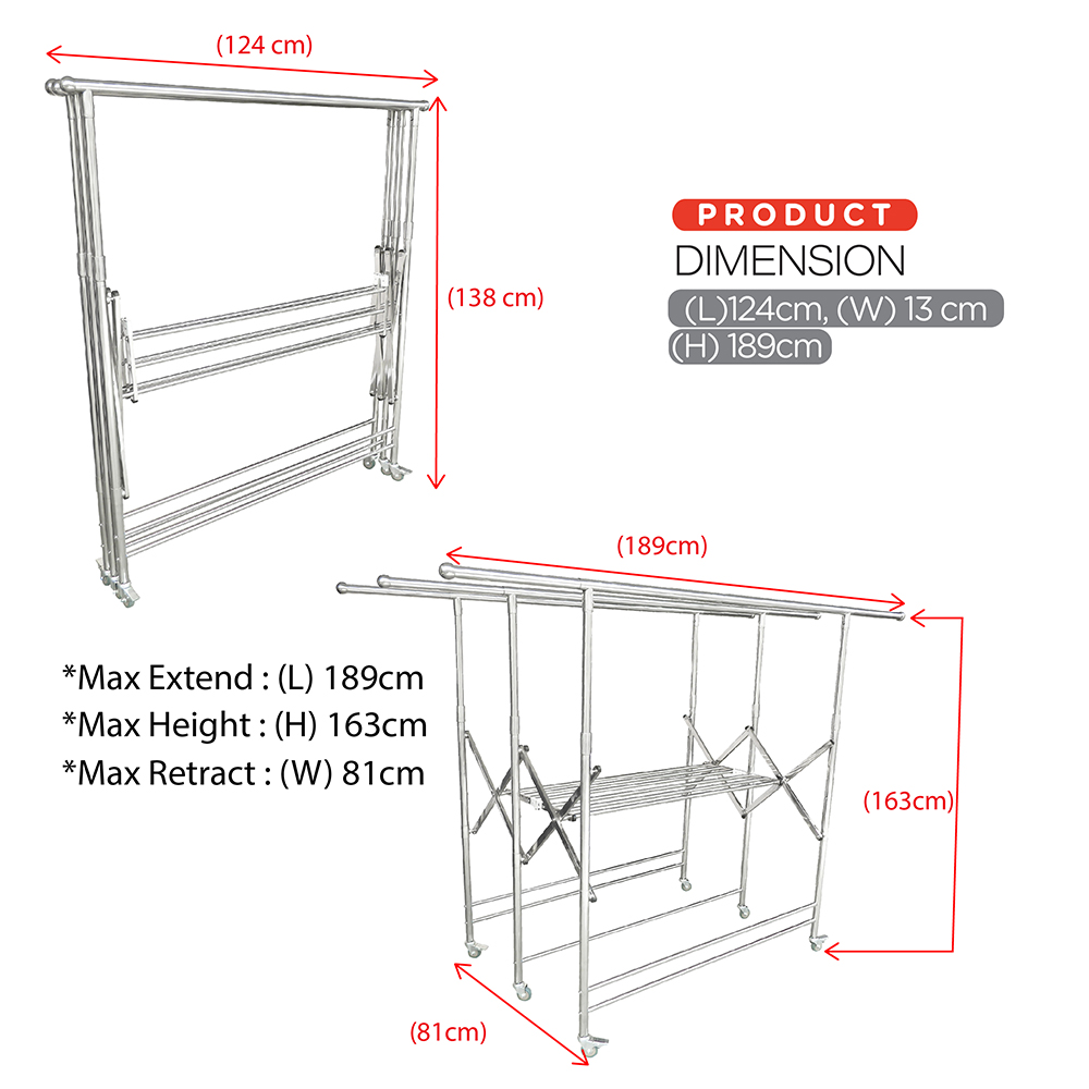 Foldable Towel Rack|Towel Rack|Drying Rack|Mobile Drying Rack