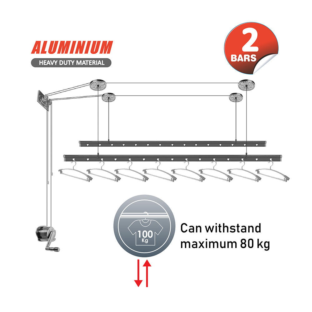 Lifting Clothes Hangers|Bars|Drying Rack