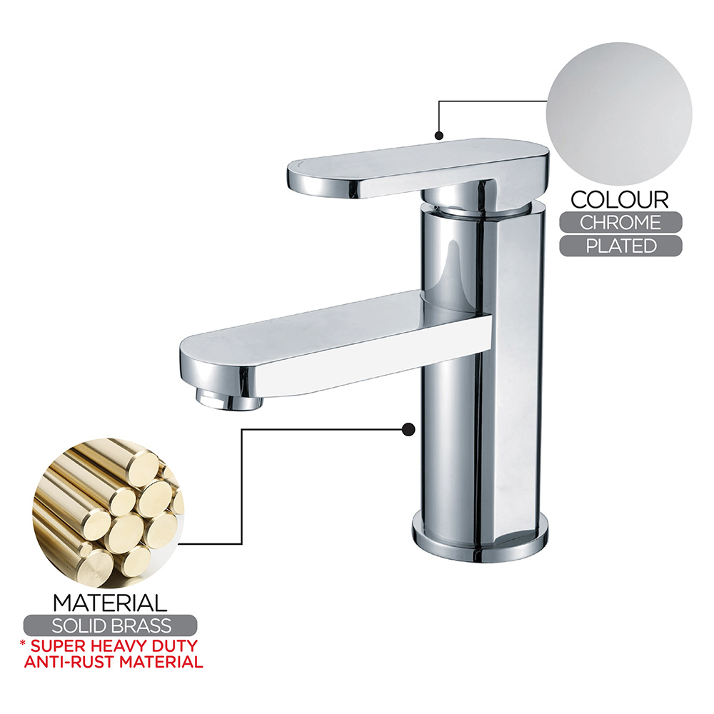 Basin Mixer & Tap|S58 Eternity Series|Single level basin mixer