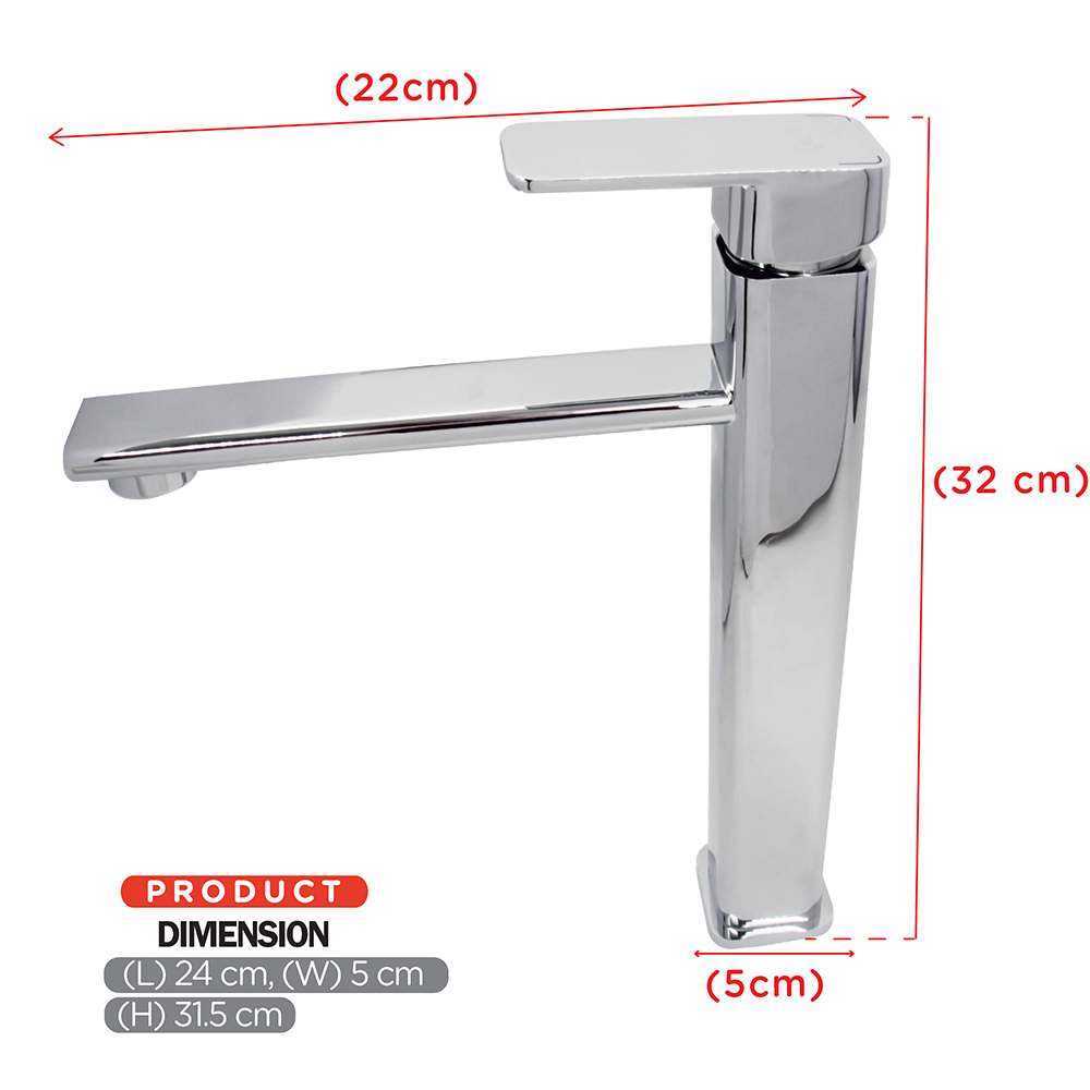 Basin Mixer & Tap|S58 Eternity Series|High Basin Mixer|kitchen mixer