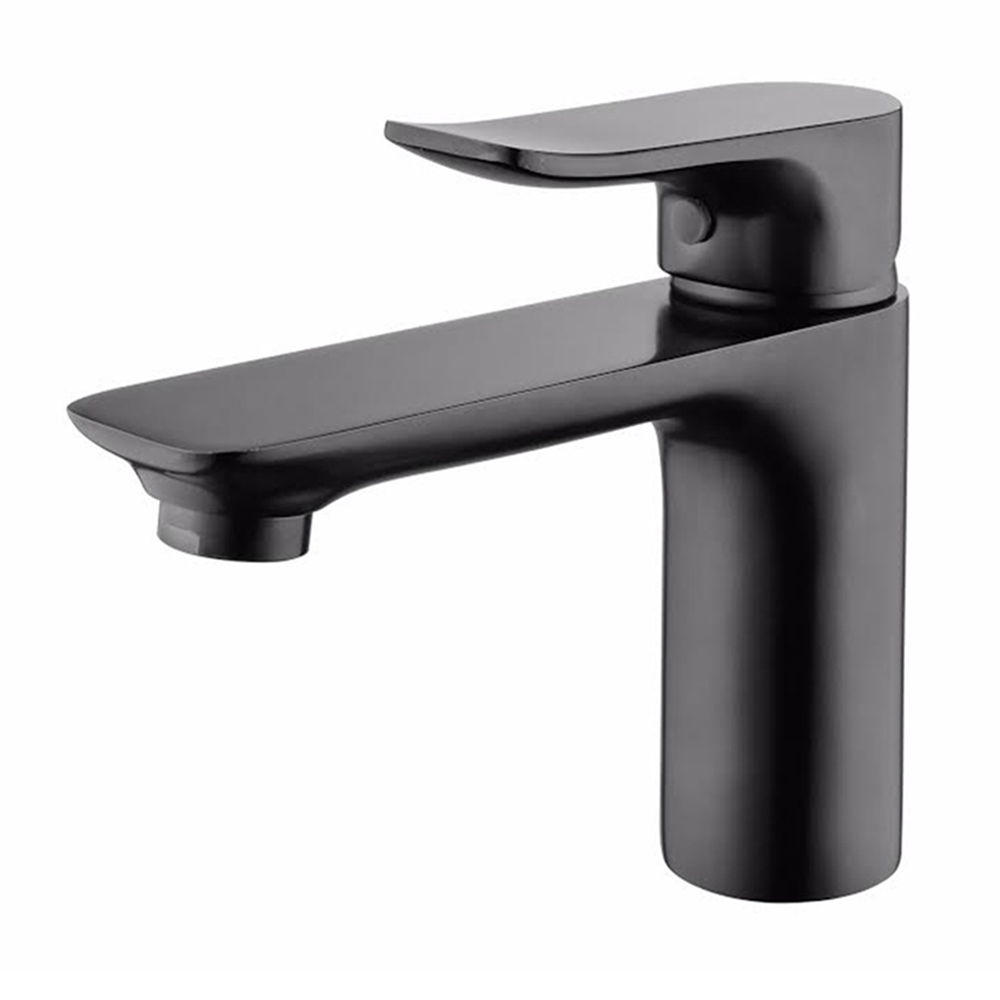 Basin Mixer & Tap|Basin Mixer & Basin Cold Tap|TITAN & ELITE SERIES|Basin Mixer & Basin Cold Tap|Single lever basin mixer|Powder Coated|Black