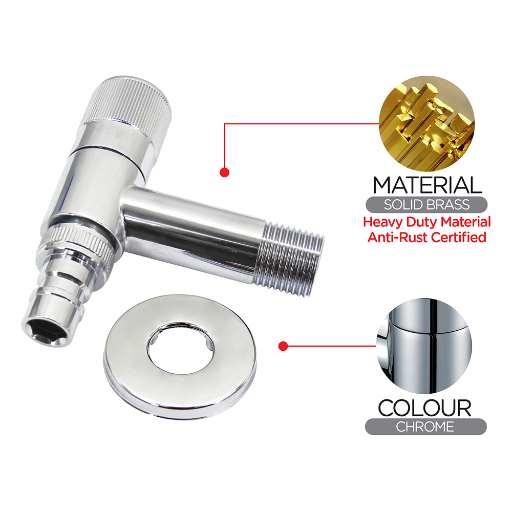 Hand Bidet & Angle Valve|Angle Valve & Tap|Two way angle valve