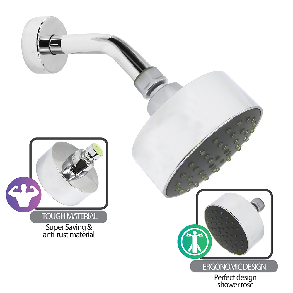 Shower Head & Hand Shower|Shower Rose|ECO Shower Rose|ECO Air-Turbo Wall Shower