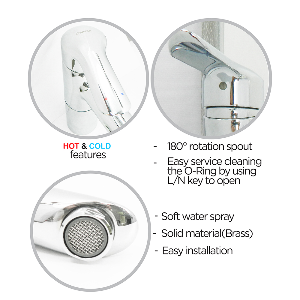 Basin Mixer & Tap|HANSA Series|Tall Single level mixer