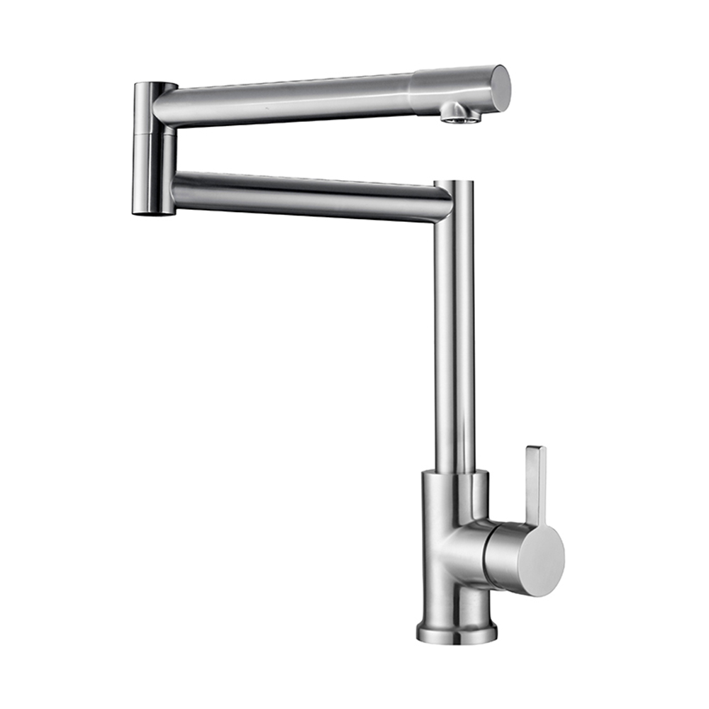 Kitchen Mixer|Stainless Steel Mixer|Single lever sink mixer|Double axle swivel spout