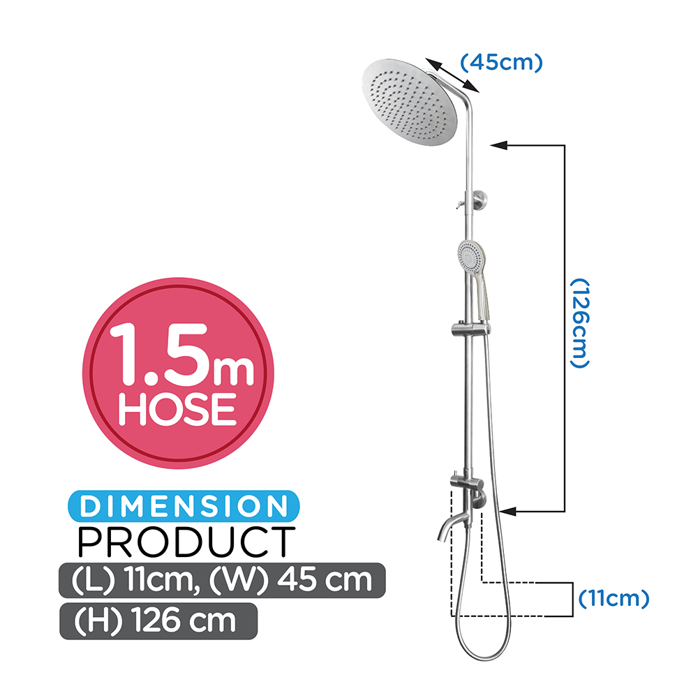 Conceal Rain Shower Set|Eco S68 Conceal Rain Shower Set|Conceal Mixer|Shower Set