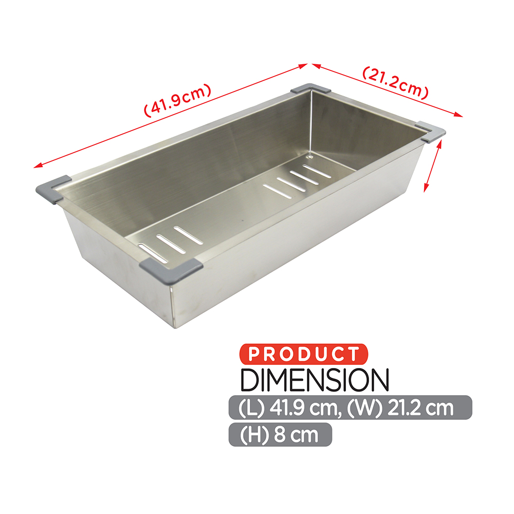 Kitchen Sink|Accessories & Fittings|Accessories Kitchen|Sink|Drainer With Wood