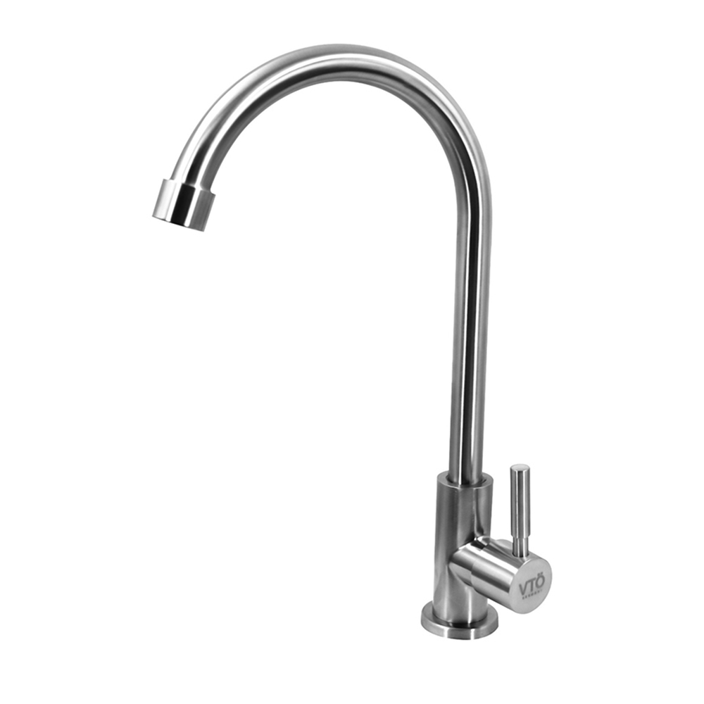 Kitchen Cold Tap|STARK Stainless Steel Single Sink Cold Tap|Single lever sink cold tap|Top mount