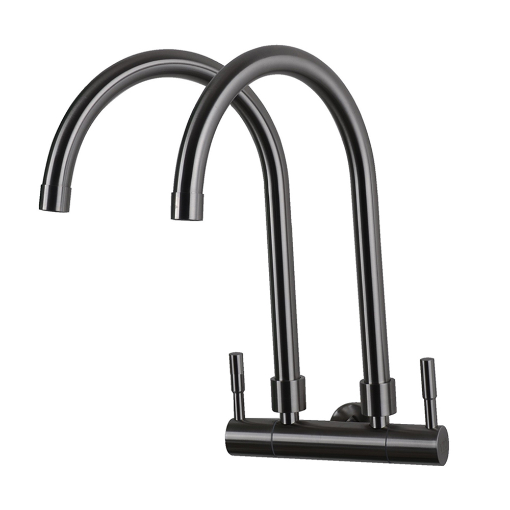 Kitchen Mixer|EGO Stainless Steel Double Sink Cold Tap|Wall mount