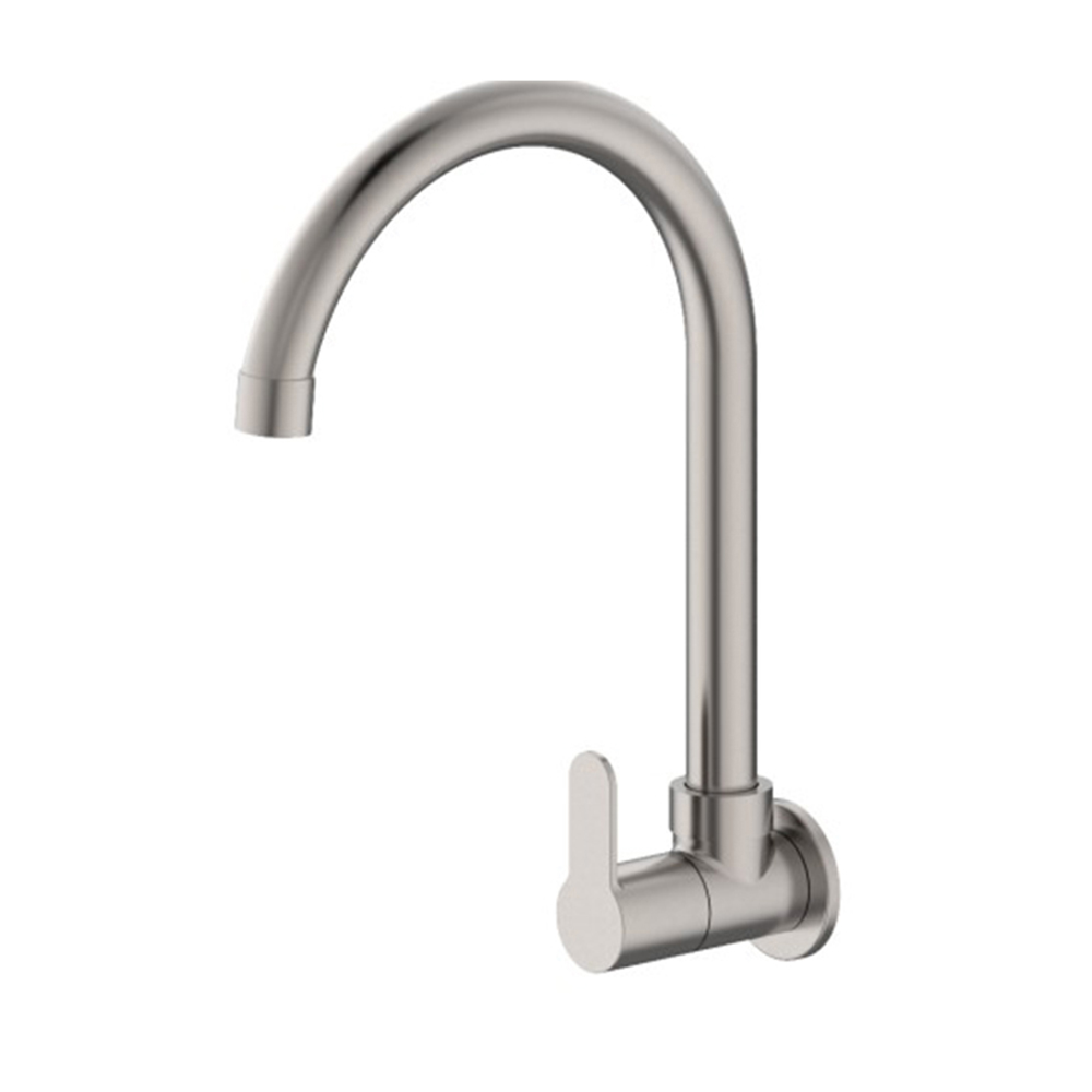 Kitchen Cold Tap|STARK Stainless Steel Single Sink Cold Tap|Single lever sink cold tap|Wall mount