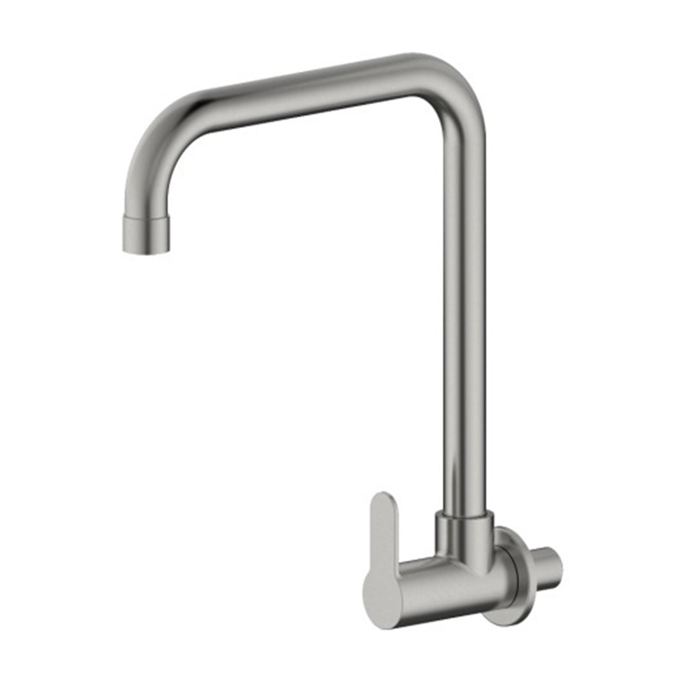 Kitchen Cold Tap|STARK Stainless Steel Single Sink Cold Tap|Single lever sink cold tap|Wall mount