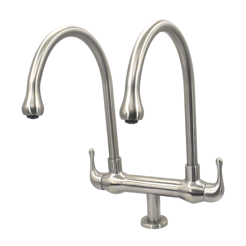 Kitchen Cold Tap|JAZZ Stainless Steel Sink Cold Tap|Double sink cold tap|Top mount