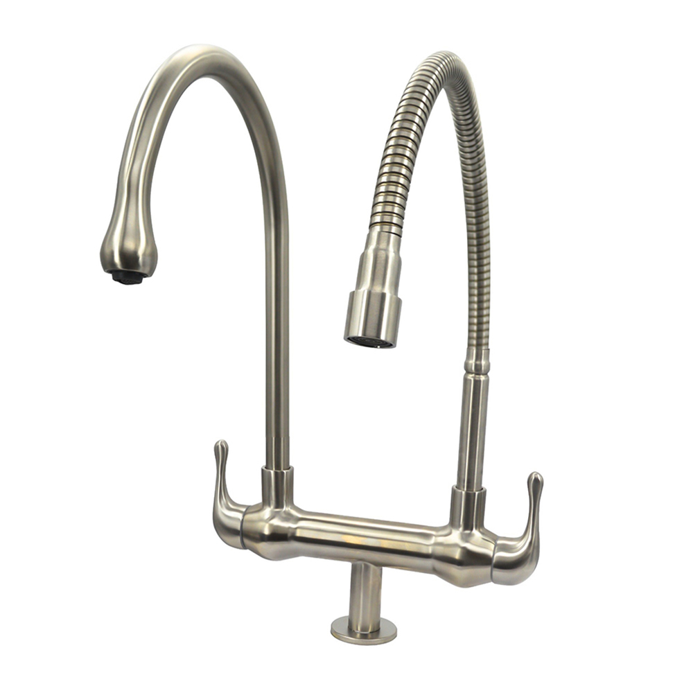 Kitchen Cold Tap|JAZZ Stainless Steel Sink Cold Tap|Double sink cold tap|Top mount