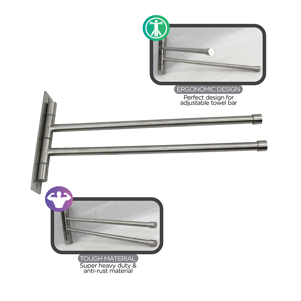 Bathroom Accessories|Adjustable Towel Bar