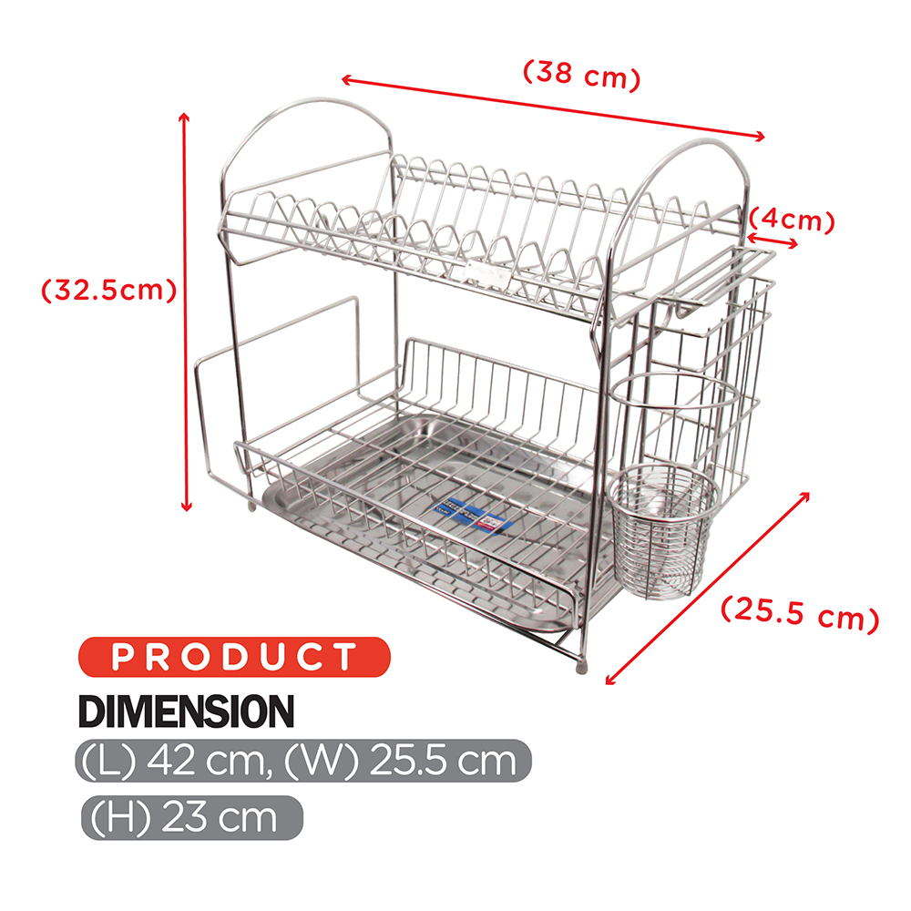 Kitchen Sink|Accessories & Fittings|Accessories Kitchen|Sink|3 Tier dish rack