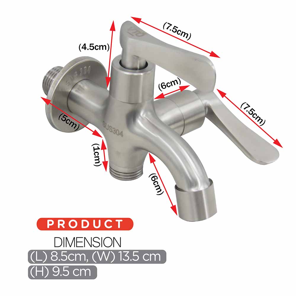 Hand Bidet & Angle Valve|Angle Valve & Tap|Two way angle valve with water spou