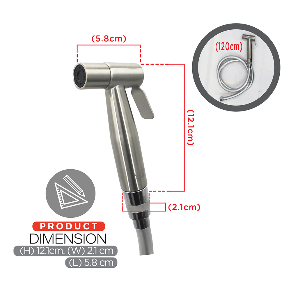 Hand Bidet & Angle Valve|Hand Bidet|Eclipse (M) Hand Bidet