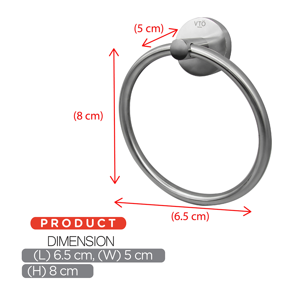 Bathroom Accessories|Series 811 ( Endless ) Stainless Steel|Towel Ring