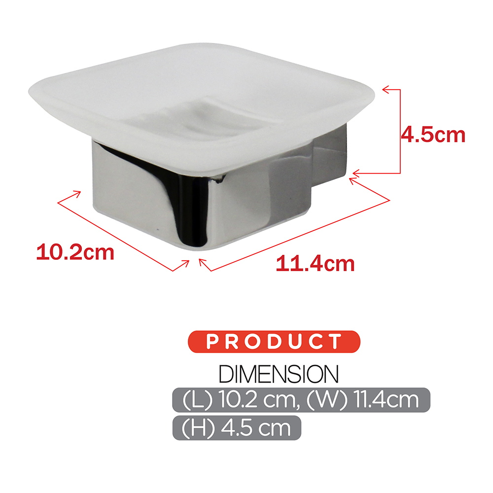 Bathroom Accessories|Series 888 (Infinity)|Soap Dish with Holder