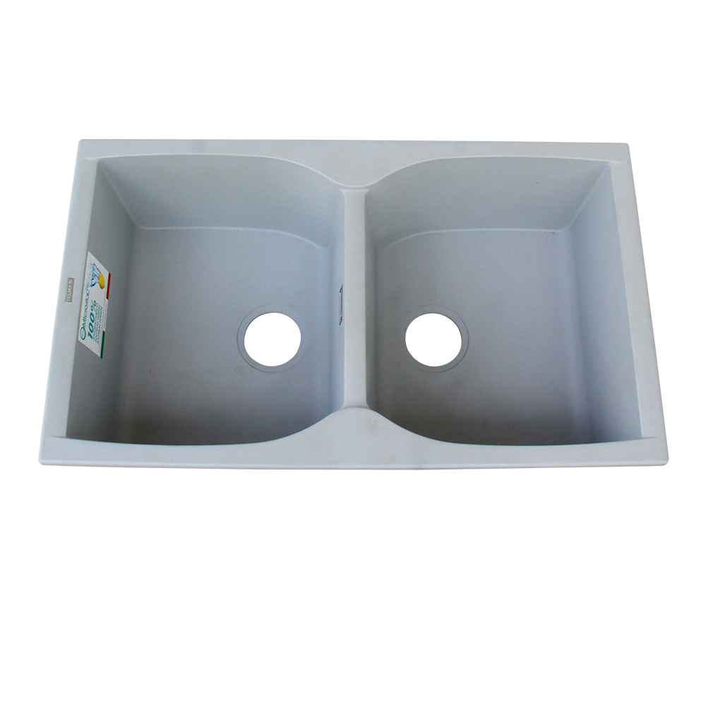 Kitchen Sink|Granite Sink|TELMA Granite|Double basin sink|Aluminium|MQ-Black|Sink